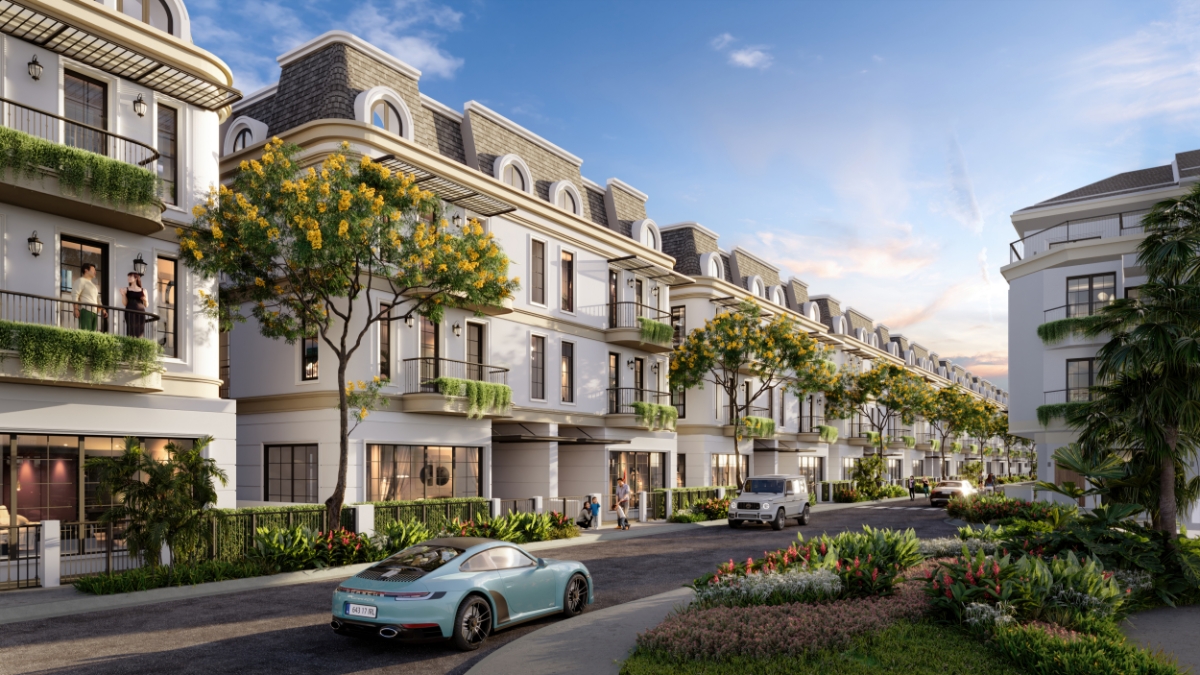 Salacia Villas thiết lập phong cách sống nghỉ dưỡng giữa tâm điểm giao thương phía Đông TP.HCM. Ảnh: Salacia Villas.